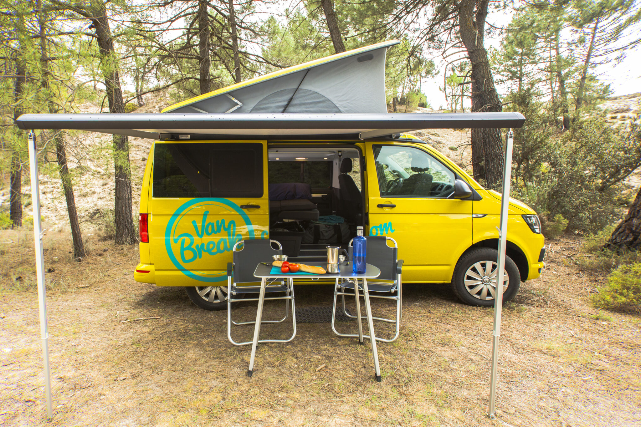 Location van aménagé California VW Volkswagen T6 Beach Vanbreak