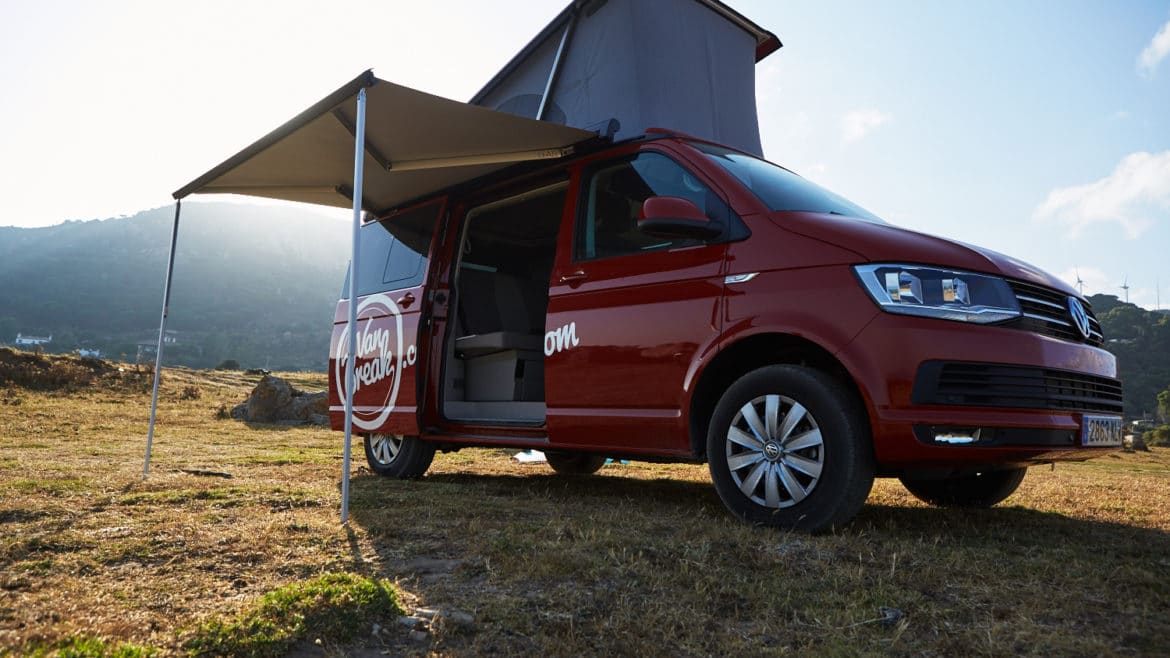 auvent et toit ouvert vw california ocean