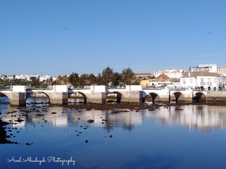 Roman bridge Tavira - Portugal Road trip to Algarve Vanbreak