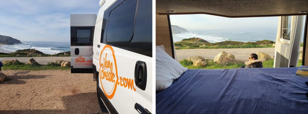 Praia Do Amado - road trip al algarve furgoneta camper vanbreak
