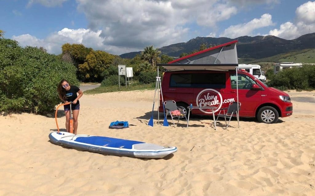 Actividad fisica, Stehpaddeln surfen VanBreak