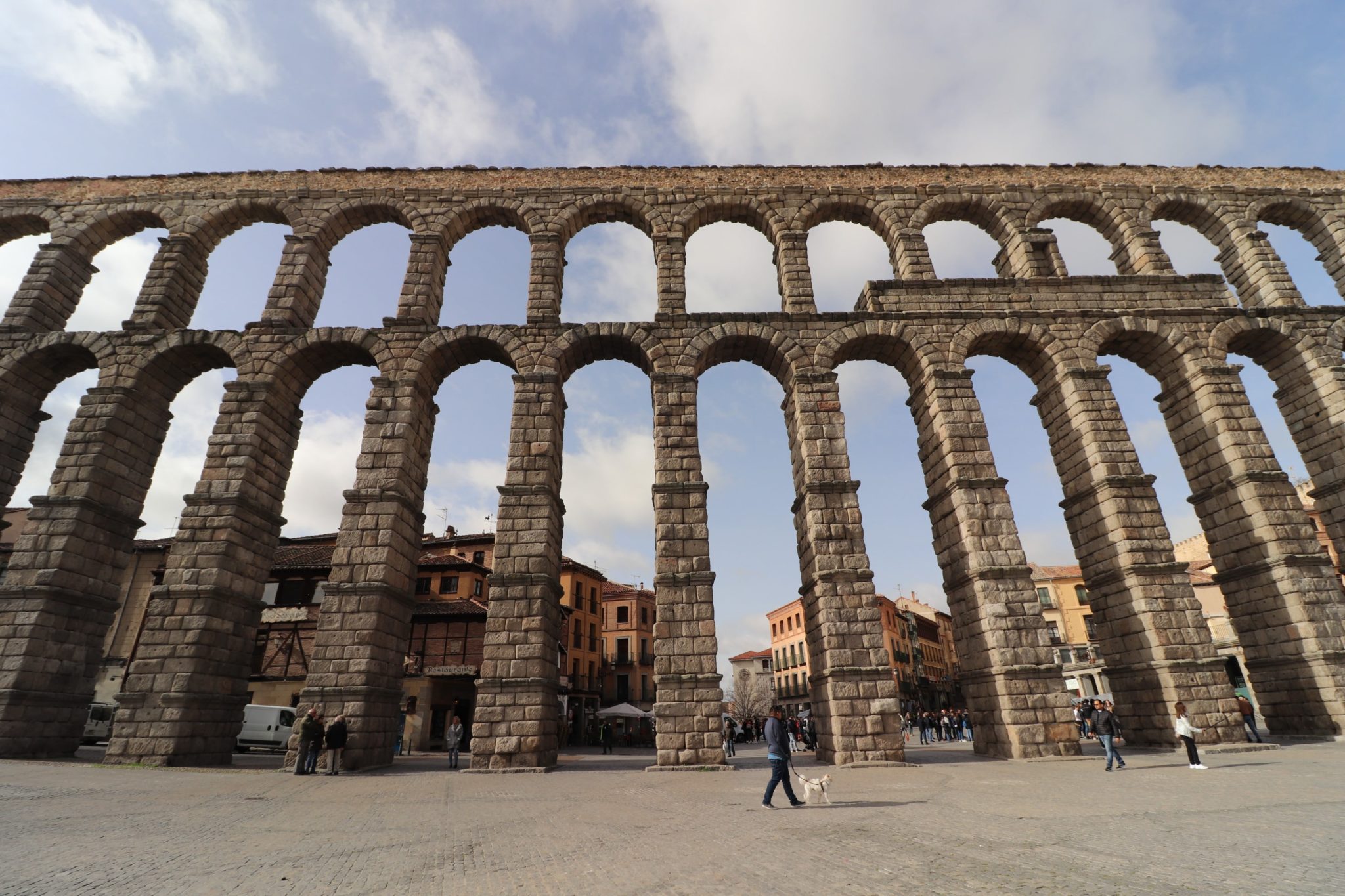 aqueduc de Ségovie, road trip en espagne