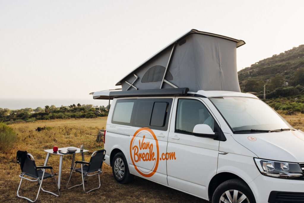 roadtrip met een busje naar tarifa natuur