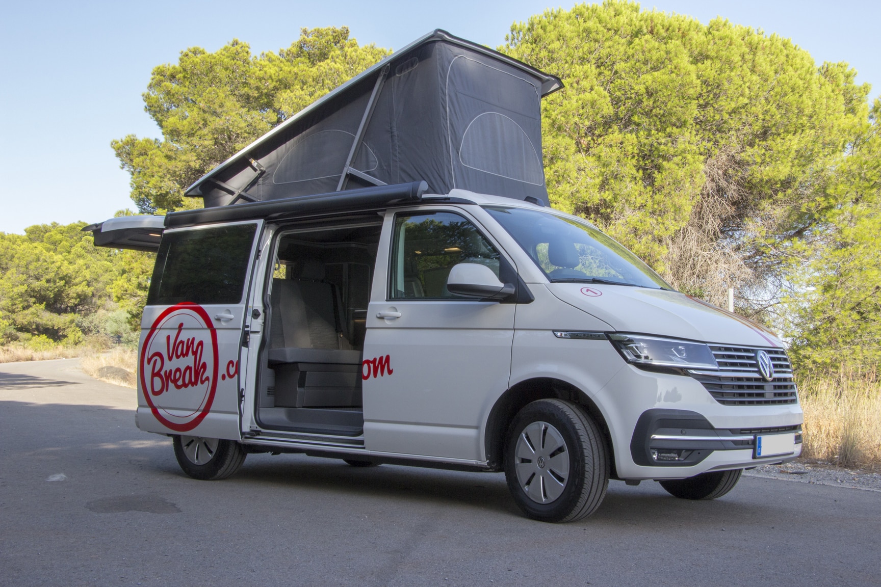 Volkswagen California campervan hire in Malaga, southern Spain