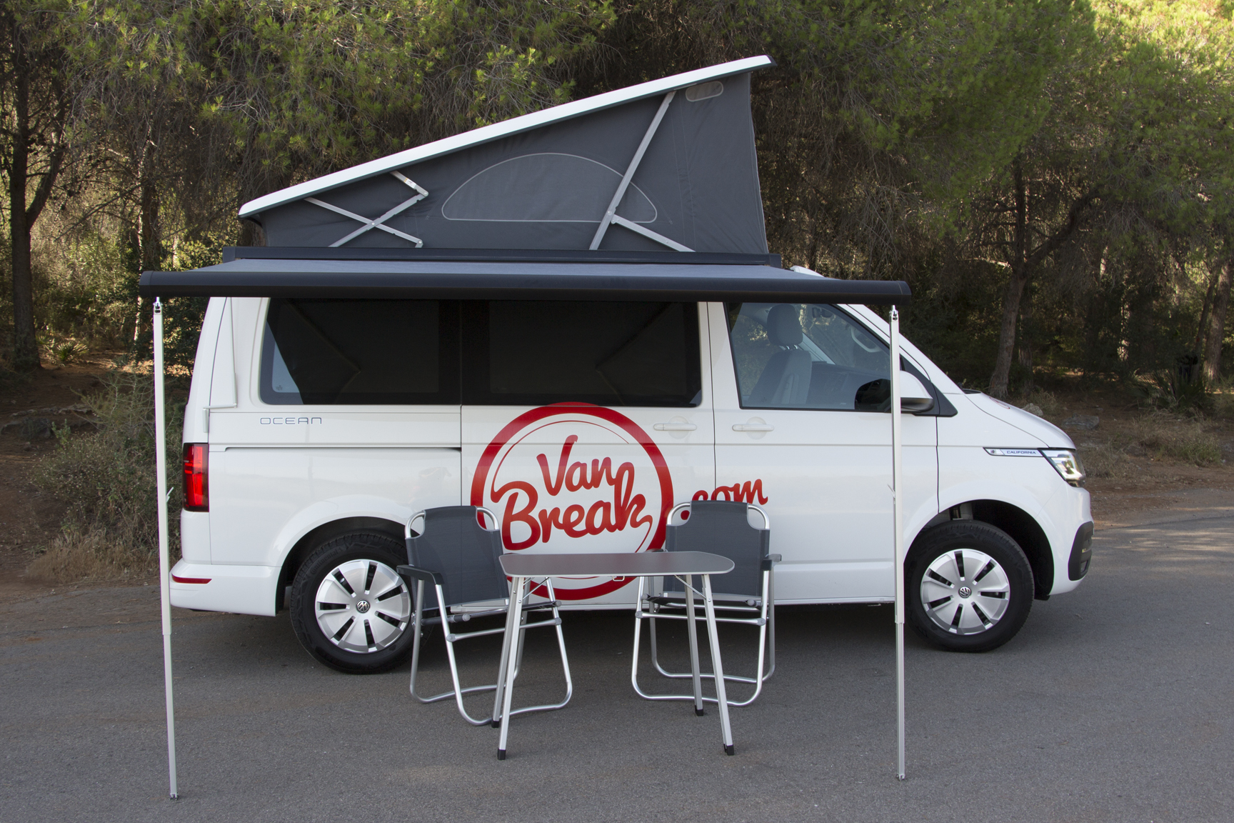 Volkswagen California Ocean T6.1 hire in Malaga, Spain - VANBREAK