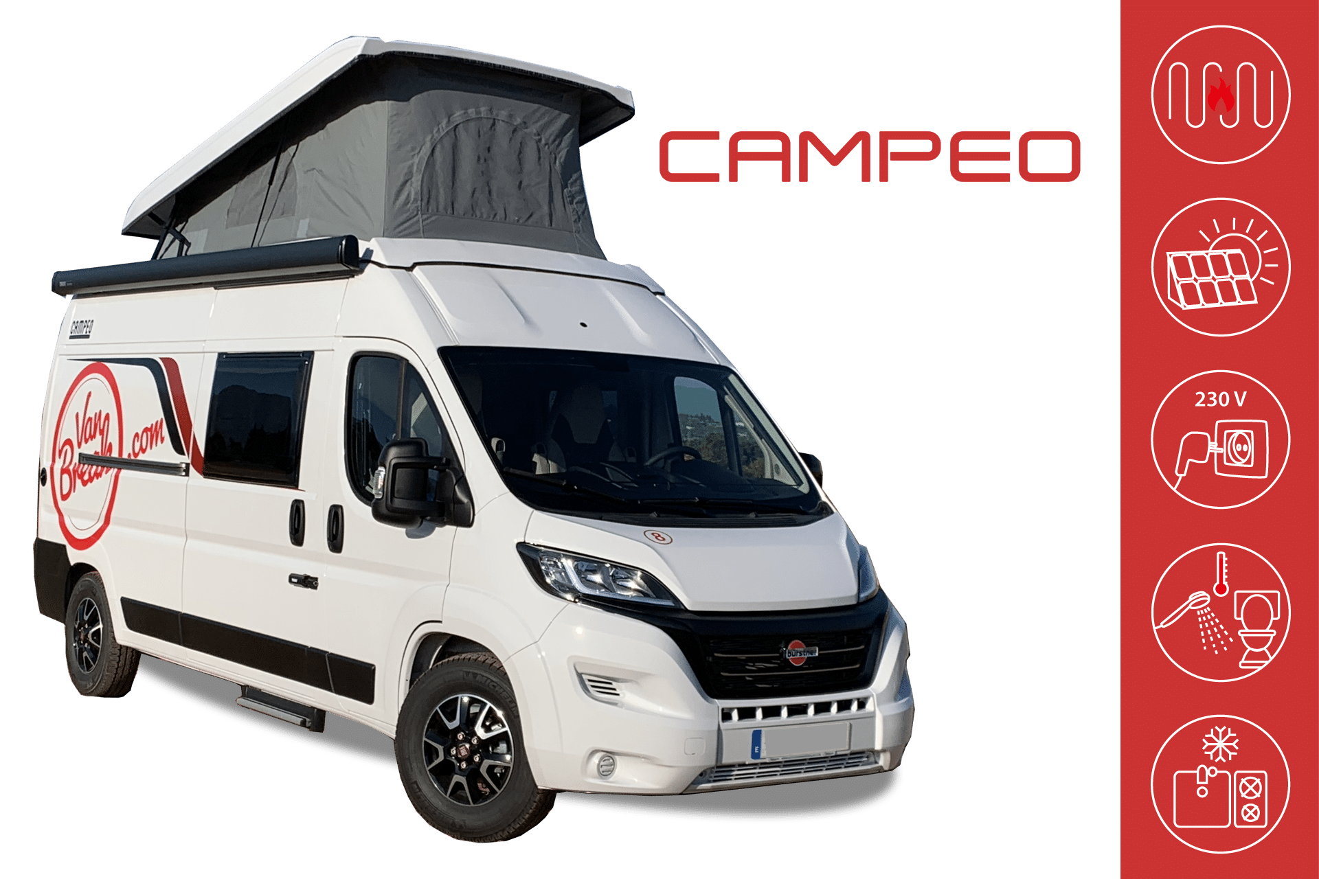 Alquiler furgoneta camper campeo - Vanbreak