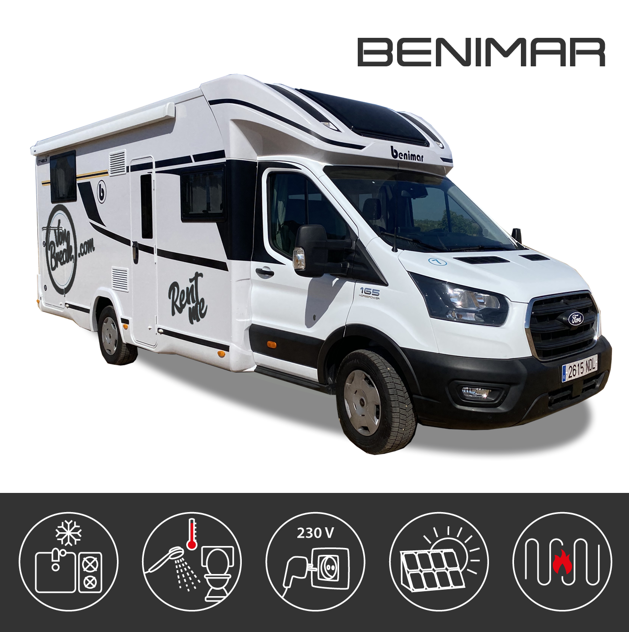 BENIMAR camping car Tesoro 463UP - Vanbreak -
