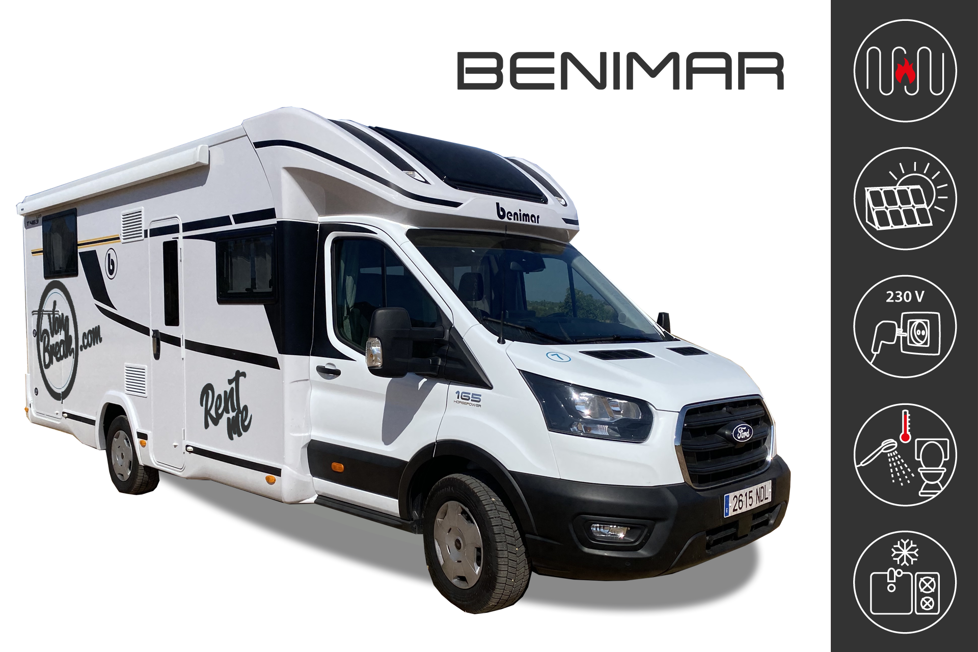 BENIMAR camping car Tesoro 463UP - Vanbreak